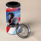 Toni Morrison 4 in 1 Can Cooler Tumbler Abstract Wings Design Empowering Quote Dual Portrait Celebration of Literary Freedom - African Pride
