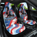 Toni Morrison Car Seat Cover Abstract Wings Design Empowering Quote Dual Portrait Celebration of Literary Freedom - African Pride