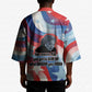 Toni Morrison Kimono Abstract Wings Design Empowering Quote Dual Portrait Celebration of Literary Freedom - African Pride