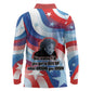 Toni Morrison Long Sleeve Polo Shirt Abstract Wings Design Empowering Quote Dual Portrait Celebration of Literary Freedom - African Pride
