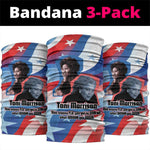 Toni Morrison Neck Gaiter Abstract Wings Design Empowering Quote Dual Portrait Celebration of Literary Freedom - African Pride