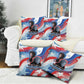 Toni Morrison Pillow Cover Abstract Wings Design Empowering Quote Dual Portrait Celebration of Literary Freedom - African Pride