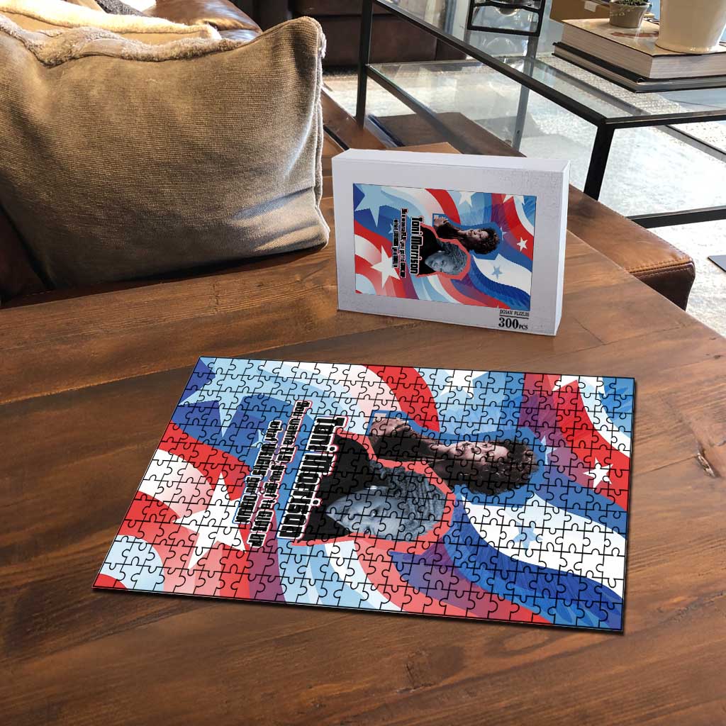 Toni Morrison Puzzle Abstract Wings Design Empowering Quote Dual Portrait Celebration of Literary Freedom - African Pride