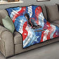 Toni Morrison Quilt Abstract Wings Design Empowering Quote Dual Portrait Celebration of Literary Freedom - African Pride