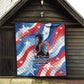 Toni Morrison Quilt Abstract Wings Design Empowering Quote Dual Portrait Celebration of Literary Freedom - African Pride