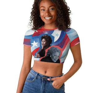 Toni Morrison Raglan Cropped T shirt Abstract Wings Design Empowering Quote Dual Portrait Celebration of Literary Freedom - African Pride