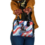 Toni Morrison Shoulder Handbag Abstract Wings Design Empowering Quote Dual Portrait Celebration of Literary Freedom - African Pride