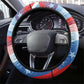 Toni Morrison Steering Wheel Cover Abstract Wings Design Empowering Quote Dual Portrait Celebration of Literary Freedom - African Pride