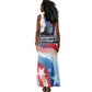 Toni Morrison Tank Maxi Dress Abstract Wings Design Empowering Quote Dual Portrait Celebration of Literary Freedom - African Pride