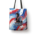 Toni Morrison Tote Bag Abstract Wings Design Empowering Quote Dual Portrait Celebration of Literary Freedom - African Pride