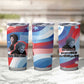 Toni Morrison Tumbler Cup Abstract Wings Design Empowering Quote Dual Portrait Celebration of Literary Freedom - African Pride