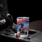 Toni Morrison Tumbler Cup Abstract Wings Design Empowering Quote Dual Portrait Celebration of Literary Freedom - African Pride
