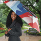 Toni Morrison Umbrella Abstract Wings Design Empowering Quote Dual Portrait Celebration of Literary Freedom - African Pride