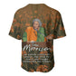 Toni Morrison Baseball Jersey Floral Themed Design Featuring The Bluest Eye Cover Art Thought-Provoking Quote - African Pride