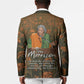 Toni Morrison Blazer Floral Themed Design Featuring The Bluest Eye Cover Art Thought-Provoking Quote - African Pride