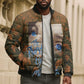 Toni Morrison Bomber Puffer Jacket Floral Themed Design Featuring The Bluest Eye Cover Art Thought-Provoking Quote - African Pride