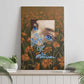 Toni Morrison Canvas Wall Art Floral Themed Design Featuring The Bluest Eye Cover Art Thought-Provoking Quote - African Pride