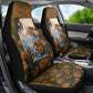 Toni Morrison Car Seat Cover Floral Themed Design Featuring The Bluest Eye Cover Art Thought-Provoking Quote - African Pride