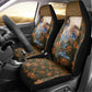 Toni Morrison Car Seat Cover Floral Themed Design Featuring The Bluest Eye Cover Art Thought-Provoking Quote - African Pride