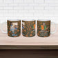 Toni Morrison Ceramic Mug Floral Themed Design Featuring The Bluest Eye Cover Art Thought-Provoking Quote - African Pride