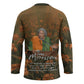 Toni Morrison Hockey Jersey Floral Themed Design Featuring The Bluest Eye Cover Art Thought-Provoking Quote - African Pride