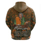 Toni Morrison Hoodie Floral Themed Design Featuring The Bluest Eye Cover Art Thought-Provoking Quote - African Pride