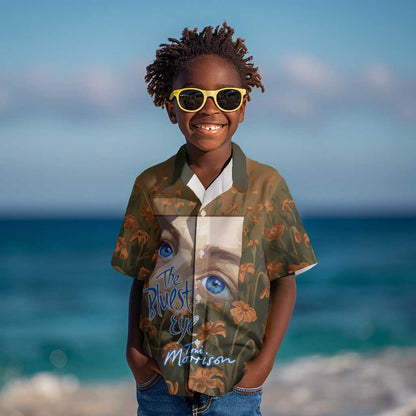Toni Morrison Kid Hawaiian Shirt Floral Themed Design Featuring The Bluest Eye Cover Art Thought-Provoking Quote - African Pride