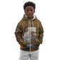 Toni Morrison Kid Hoodie Floral Themed Design Featuring The Bluest Eye Cover Art Thought-Provoking Quote - African Pride