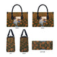 Toni Morrison Leather Bag Floral Themed Design Featuring The Bluest Eye Cover Art Thought-Provoking Quote - African Pride