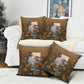 Toni Morrison Pillow Cover Floral Themed Design Featuring The Bluest Eye Cover Art Thought-Provoking Quote - African Pride