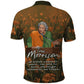 Toni Morrison Polo Shirt Floral Themed Design Featuring The Bluest Eye Cover Art Thought-Provoking Quote - African Pride