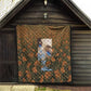 Toni Morrison Quilt Floral Themed Design Featuring The Bluest Eye Cover Art Thought-Provoking Quote - African Pride