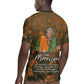 Toni Morrison Rugby Jersey Floral Themed Design Featuring The Bluest Eye Cover Art Thought-Provoking Quote - African Pride