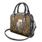 Toni Morrison Shoulder Handbag Floral Themed Design Featuring The Bluest Eye Cover Art Thought-Provoking Quote - African Pride