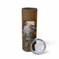 Toni Morrison Skinny Tumbler Floral Themed Design Featuring The Bluest Eye Cover Art Thought-Provoking Quote - African Pride