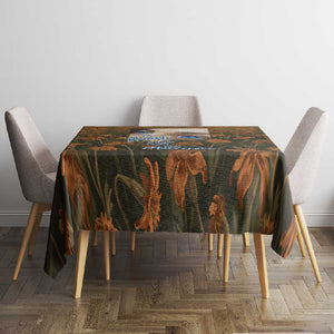 Toni Morrison Tablecloth Floral Themed Design Featuring The Bluest Eye Cover Art Thought-Provoking Quote - African Pride