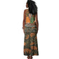Toni Morrison Tank Maxi Dress Floral Themed Design Featuring The Bluest Eye Cover Art Thought-Provoking Quote - African Pride