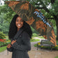 Toni Morrison Umbrella Floral Themed Design Featuring The Bluest Eye Cover Art Thought-Provoking Quote - African Pride