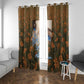 Toni Morrison Window Curtain Floral Themed Design Featuring The Bluest Eye Cover Art Thought-Provoking Quote - African Pride