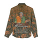 Toni Morrison Women Casual Shirt Floral Themed Design Featuring The Bluest Eye Cover Art Thought-Provoking Quote - African Pride