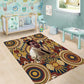 Langston Hughes Area Rug Vibrant Jazz Age Pattern - Typewriter and Silhouettes Celebration of Harlem Renaissance - African Pride