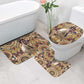 Langston Hughes Bathroom Set Vibrant Jazz Age Pattern - Typewriter and Silhouettes Celebration of Harlem Renaissance - African Pride