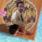 Langston Hughes Beach Blanket Vibrant Jazz Age Pattern - Typewriter and Silhouettes Celebration of Harlem Renaissance - African Pride