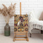 Langston Hughes Canvas Wall Art Vibrant Jazz Age Pattern - Typewriter and Silhouettes Celebration of Harlem Renaissance - African Pride