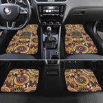 Langston Hughes Car Mats Vibrant Jazz Age Pattern - Typewriter and Silhouettes Celebration of Harlem Renaissance - African Pride