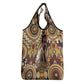 Langston Hughes Grocery Bag Vibrant Jazz Age Pattern - Typewriter and Silhouettes Celebration of Harlem Renaissance - African Pride