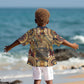 Langston Hughes Kid Hawaiian Shirt Vibrant Jazz Age Pattern - Typewriter and Silhouettes Celebration of Harlem Renaissance - African Pride