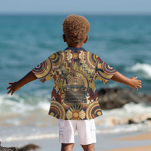 Langston Hughes Kid Hawaiian Shirt Vibrant Jazz Age Pattern - Typewriter and Silhouettes Celebration of Harlem Renaissance - African Pride
