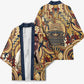 Langston Hughes Kimono Vibrant Jazz Age Pattern - Typewriter and Silhouettes Celebration of Harlem Renaissance - African Pride