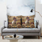 Langston Hughes Pillow Cover Vibrant Jazz Age Pattern - Typewriter and Silhouettes Celebration of Harlem Renaissance - African Pride